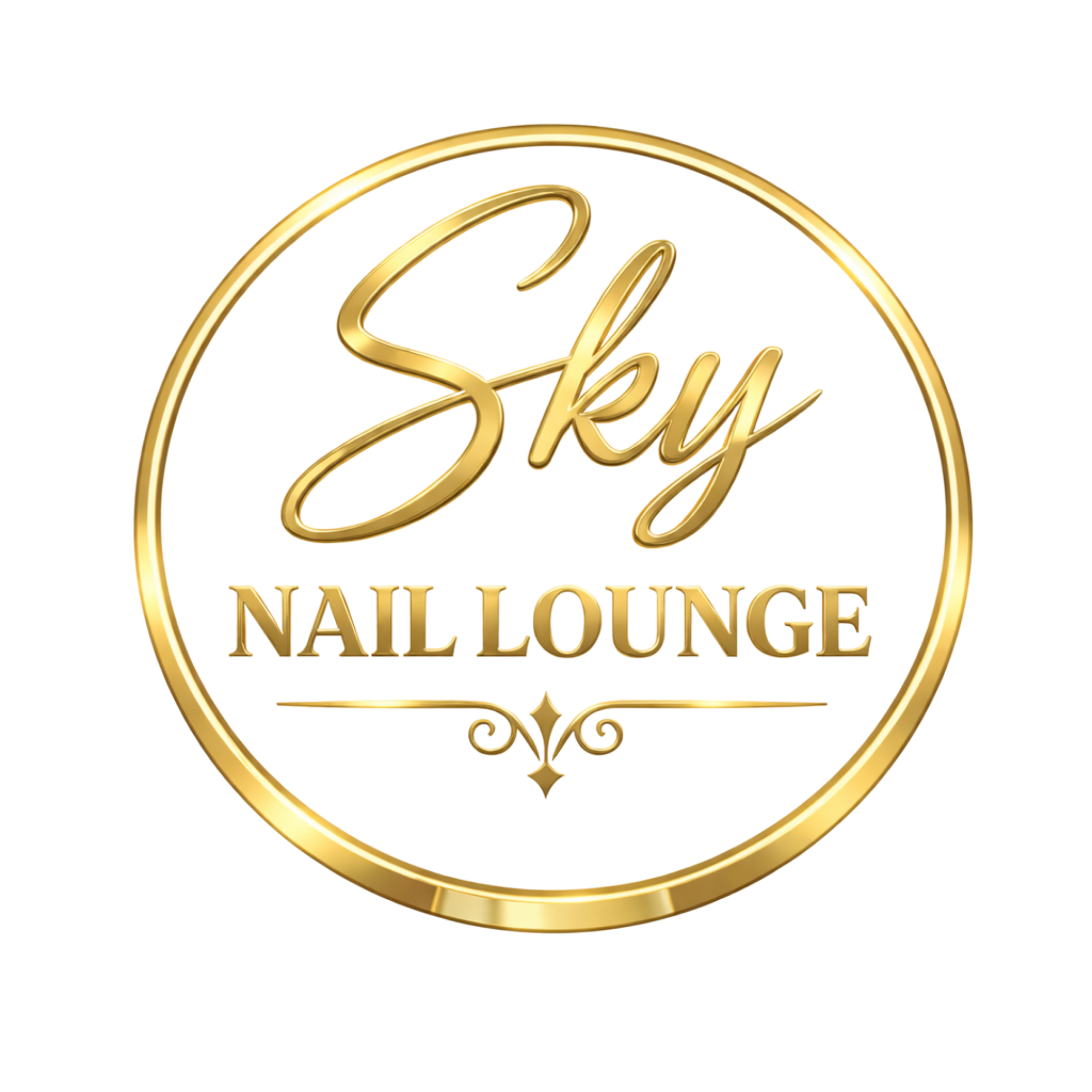 Sky Nails & Lounge logo